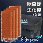 德國 OASE 歐亞瑟 BioStyle 外掛用 專用生化棉（4入/組）